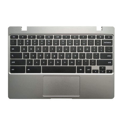 Samsung Chromebook 4-XE310XBA 11 polegadas Palmrest Keyboard Assembléia Prata BA98-01976A BA61-03989A